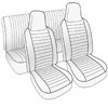 Seat covers, upholstery