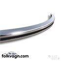 Rear Bumper (EURO), VW Beetle 08/74-, Chrome
