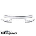 Front Bumper 3-Piece, VW Bus, 1967–1972, Chrome, 67-72 (BBT)