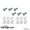 Header Spring Bar Plate Bolts & Washers, VW Beetle/? (BBT)