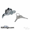 Engine Lid Lock with Key, Chrome, VW Bus/Beetle, 64-66