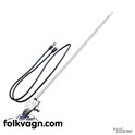 Antenna Chromed Base, VW, 1 Point Fixation