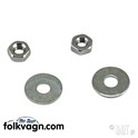 Front Base Emblem Mounting Kit, Karmann Ghia 08/62- (BBT)