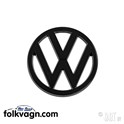 Front Emblem, VW Bus/Iltis, Black, 95mm, Original