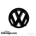 Black VW Front Emblem, Bus T3 08/87–07/92, 125mm (Original)