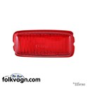 Reversing Light Lens, Red, VW, Hella OEM
