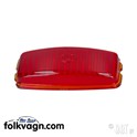 Red Glass Lens for Reversing/Brake Light, VW Bus to 05/57, H
