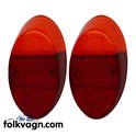 Euro Tail Light Lenses, VW Beetle 1200, 1961–1972, 61-72