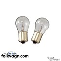 6V 18W Indicator Light Bulb Pair, BA15s, Volkswagen