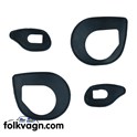 Door Handle Seal Set, VW Type 3, up to 07/1967 (4 pcs)
