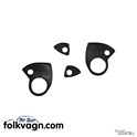 Door Handle Seals Set, Karmann Ghia T-14, up to 07/67