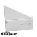 Rear Valence Bracket, VW Bus, Left, Silver (Wolfsburg West)