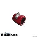 Red Oil Line Clamp, Anodised, VW