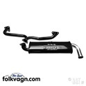 Exhaust 'Single Quiet Pack', VW Type 4 (Injection)