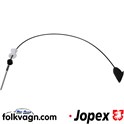 Handbrake Cable with Roller, VW (JOPEX)
