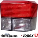 Tail Light with Red/Black Glass, VW (JOPEX)