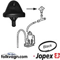 Washer Jet, 1 Nozzle, Black, VW, 98 (JOPEX)