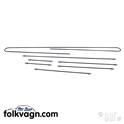 Brakeline kit, VW Beetle & Karmann Ghia -07/57