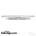 Brakeline Kit, VW Beetle & Karmann Ghia (08/66-on), swing