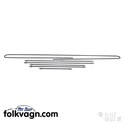 Brakeline Kit IRS, VW Beetle, Karmann Ghia (08/66-on)