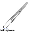 Brake Line Kit VW 1302/1303 Up to 07/73 Disc Brakes