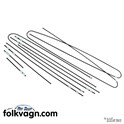 Brakeline kit, VW Bus T3 08/79–07/83