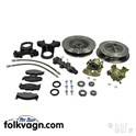 Front Disc Brake Kit 5x205, VW Beetle/Karmann Ghia 65–67
