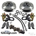 Front Disc Brake Kit 5x205, VW Beetle, Karmann Ghia, T-181