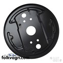 Backing Plate Front Left, VW Bus 08/63–07/67 (BBT)