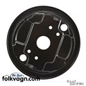 Backing Plate Front Right, VW Bus 1955–1963, 63 (BBT)