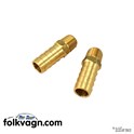 Brass barbed fittings, Maxi oilpump, VW Type 1/Type 4