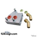 Dual Oil Cooler Adapter, Volkswagen Type 1