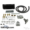 Oil cooler kit, 24 plates, 11x28 cm