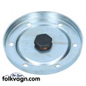 Oil Sump Plate with Drainplug, VW Beetle/Bus