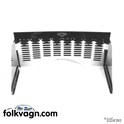 Firewall with Louvres, Stainless, VW Beetle