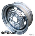 Chrome Wheel 5.5x15 ET25, VW Beetle/KG/Typ, 65-67