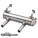 Exhaust, Volkswagen Beetle, 25/30hp, Dual outlet