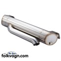Exhaust pipe, Volkswagen Type 4, stainless