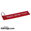 Key ring, Volkswagen, Red, 13x3 cm (BBT)