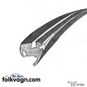 Front Window Seal, VW Kever Cabrio, 08/72–, Plastic, 72
