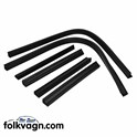 Seal set, Volkswagen Beetle, top to glass (6 pcs)