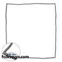 Sliding Door Seal Right, VW Bus 1967–1979, German, 67-79