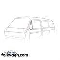 Door vent wing seal, Volkswagen Bus 05/79-07/92, L/R