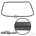 Front window seal, Volkswagen, with plastic trim