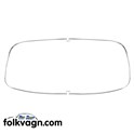 Window moulding, VW Type-3 Notchback, rear, aluminum