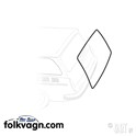 Rear deck lid seal, Volkswagen Type 3 Squareback