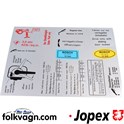 Sticker Set, VW, JOPEX, 14-Piece