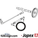 Push Rod Tube Rubber Seal, VW (JOPEX)