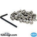 6mm Button Head Allen Screw Set, VW (EMPI)