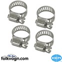 Clamp Set for Braided Stainless, VW (EMPI)
